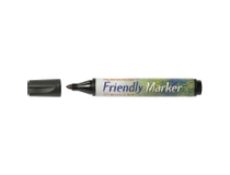 Märkpenna Friendly Marker Fine svart 10st/fp