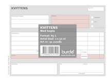 Kvittens A5L 2x50 blad