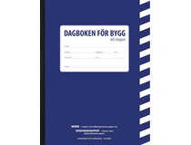 Byggdagbok A4 60 dagar