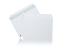 Kuvert C4 100g vita självhäftande 500st/kartong