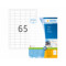 Allroundetiketter Herma 38,1x21,2 6500st/fp