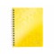 Kollegieblock Leitz WOW A5 80g linjerat gul