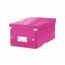 Box Leitz Click & Store DVD rosa