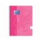 Kollegieblock Oxford Touch A5 rutat rosa 5st/fp