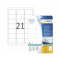 Etikett avtagbar Herma Special 63,5x38,1mm 525st/fp