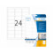 Utomhusetiketter Herma vita 63,5x33,9 240st/fp