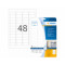 Utomhusetiketter Herma vita 45,7x21,2 A4 480st/fp