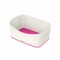 Förvaringslåda Leitz MyBox vit/rosa 4st/fp