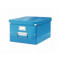 Förvaringsbox Leitz WOW Click & Store medium blå
