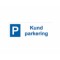Parkeringsskylt Kundparkering 297x105mm aluminium
