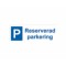 Parkeringsskylt Reserverad parkering 297x105mm aluminium