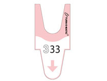 Nummerrullar T90 rosa