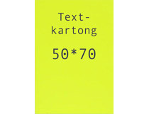 Kartong 50x70cm fluorescerande gul 10st/förpackning