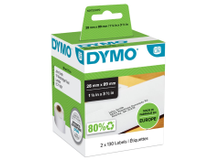 Etikett Dymo adress 89x28 vit 2x130st/fp