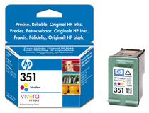 Bläckpatron HP No351 3,5ml 3-färg