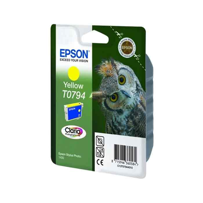 Bläckpatron Epson T0794 400 sidor gul