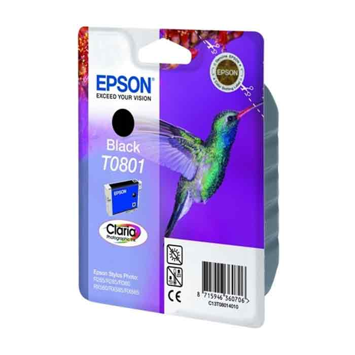 Bläckpatron Epson T0801 300 sidor svart