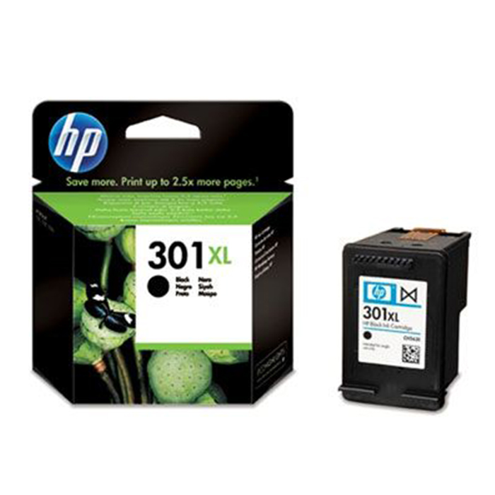 Bläckpatron HP Nr301 XL 8ml svart