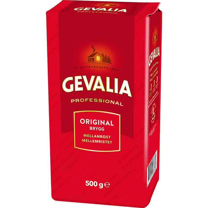 Kaffe Gevalia Professional mellanrost 12x500g