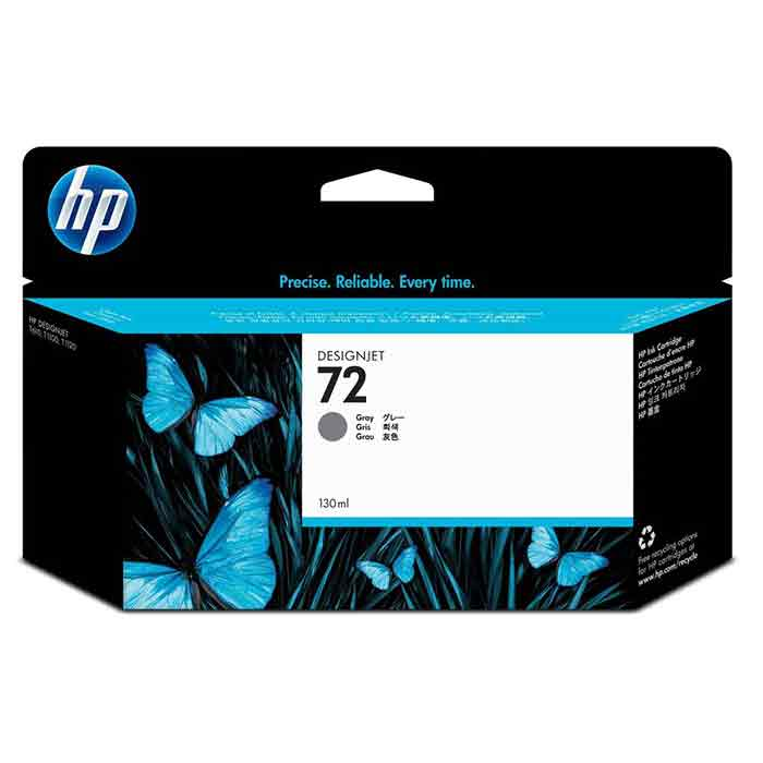 Bläck HP No72 C9374A 130ml grå