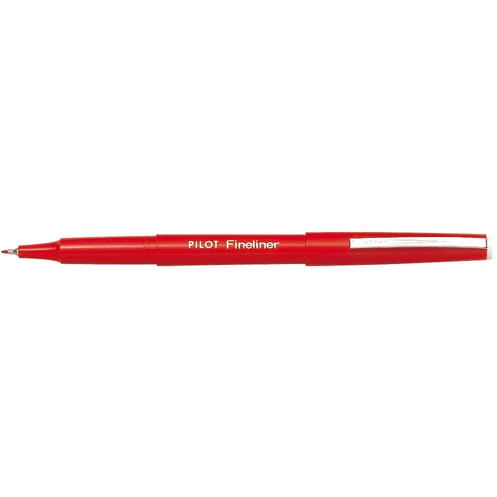 Fiberpenna Pilot Fineliner 0,4mm röd 12st/fp