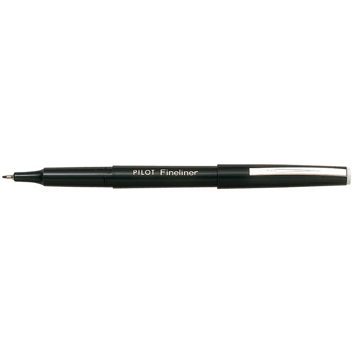 Fiberpenna Pilot Fineliner 0,4mm svart 12st/fp