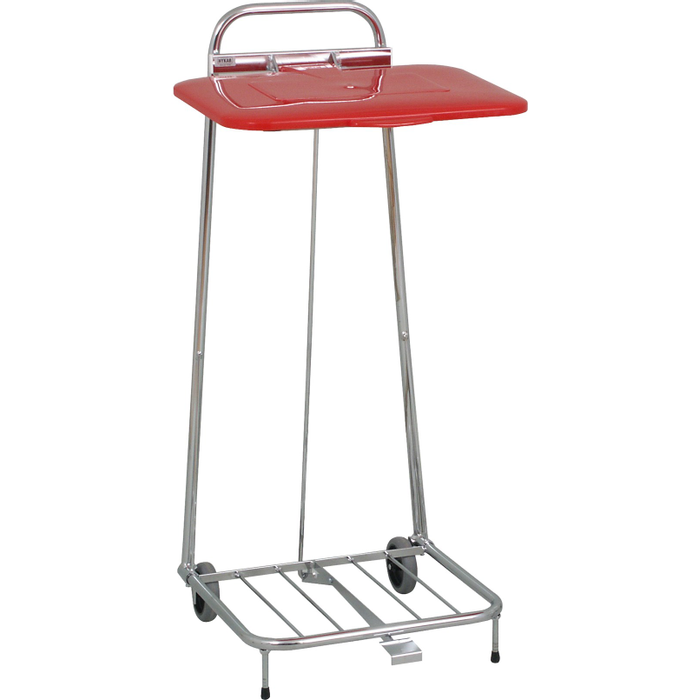 Säckställ med lock och pedal för 125l