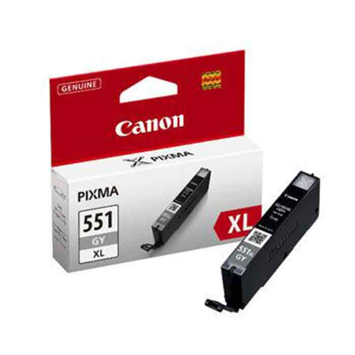 Bläck Canon CLI-551XL GY 3,35k grå