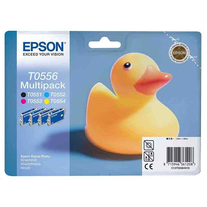 Bläckpatron Epson T0556 290 sidor 4st/fp