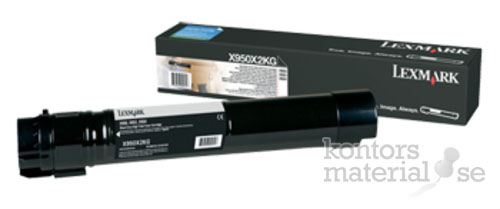 Toner Lexmark X950X2KG 38k svart