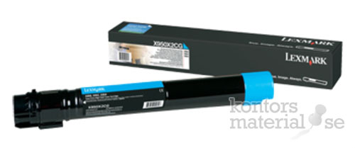 Toner Lexmark X950X2CG 24k cyan