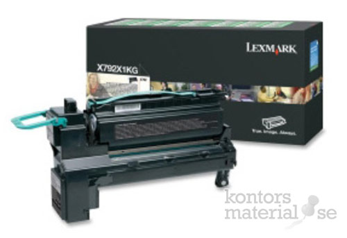 Toner Lexmark X792X1KG 20k svart