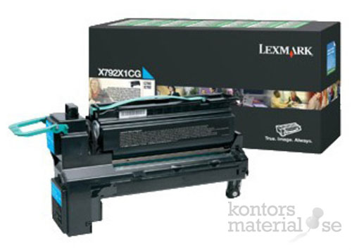 Toner Lexmark X792X1CG 20k cyan