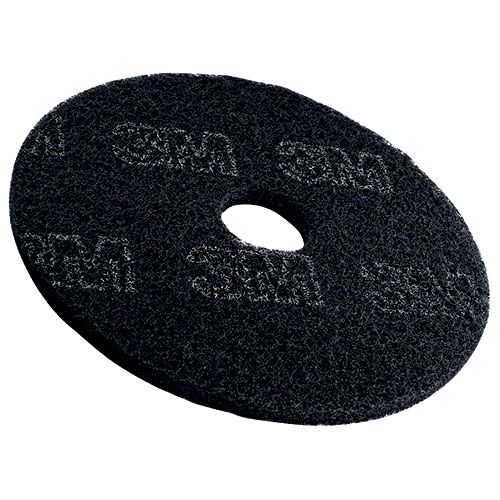3M Scotch-Brite rondell 17" svart 5st/fp