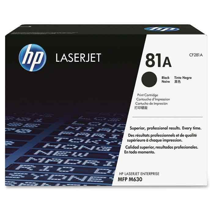 Toner HP 81A CF281A 10,5k svart
