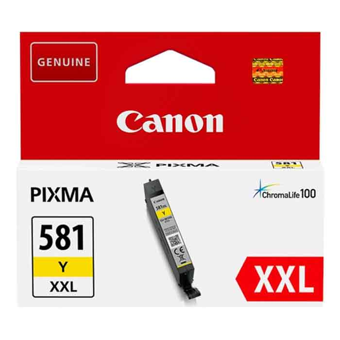 Bläck Canon CLI-581Y XXL 11,7ml gul
