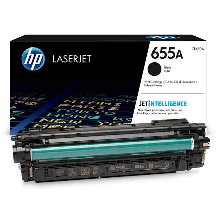 Toner HP 655A CF450A 12,5k svart