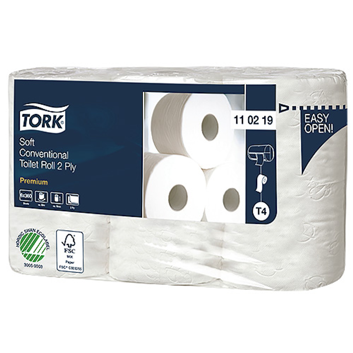 Toalettpapper Tork Premium mjukt T4 42 rullar/bal