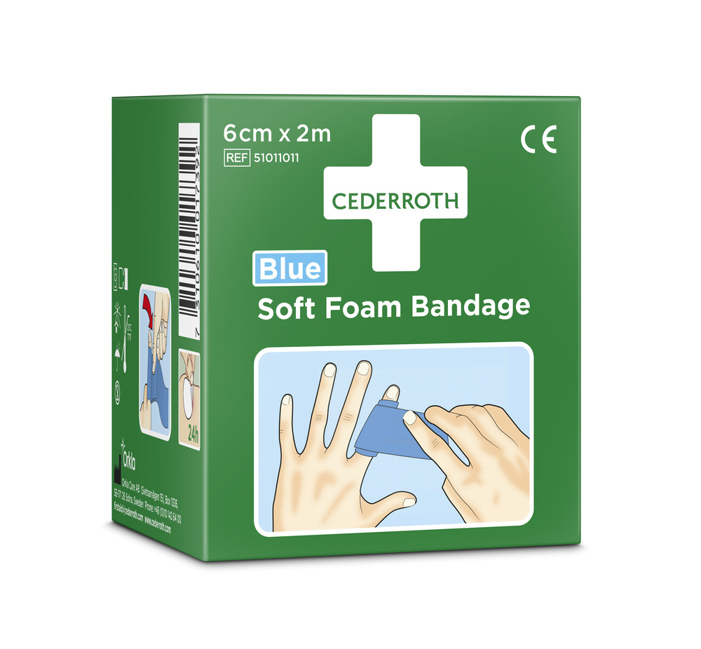 Bandage Soft Foam Bandage Blue