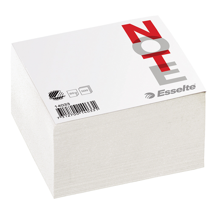 Blockkub 10x10 500 blad limmad