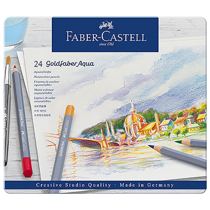 Akvarellpennor Faber-Castell Art Grip 24st/fp