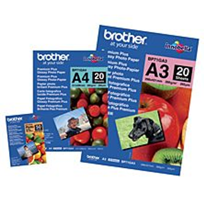 Fotopapper Brother 10x15 glättat 50st/fp