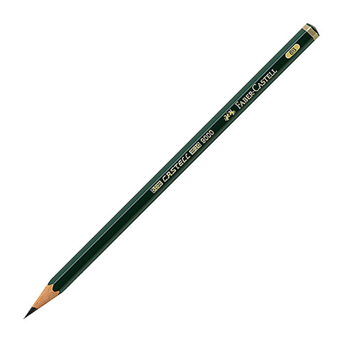 Blyertspenna Faber-Castell 9000 6B 12st/fp