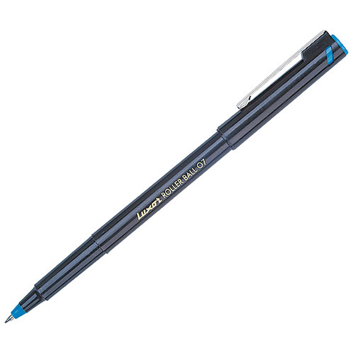 Rollerballpenna Luxor 0,7mm blå 10st/fp