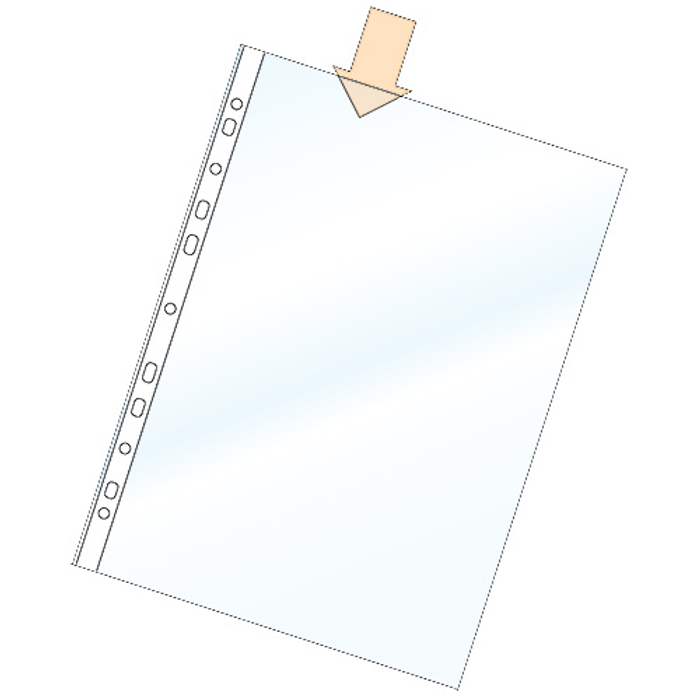 Plastficka A4 PP 0,045 100st/fp