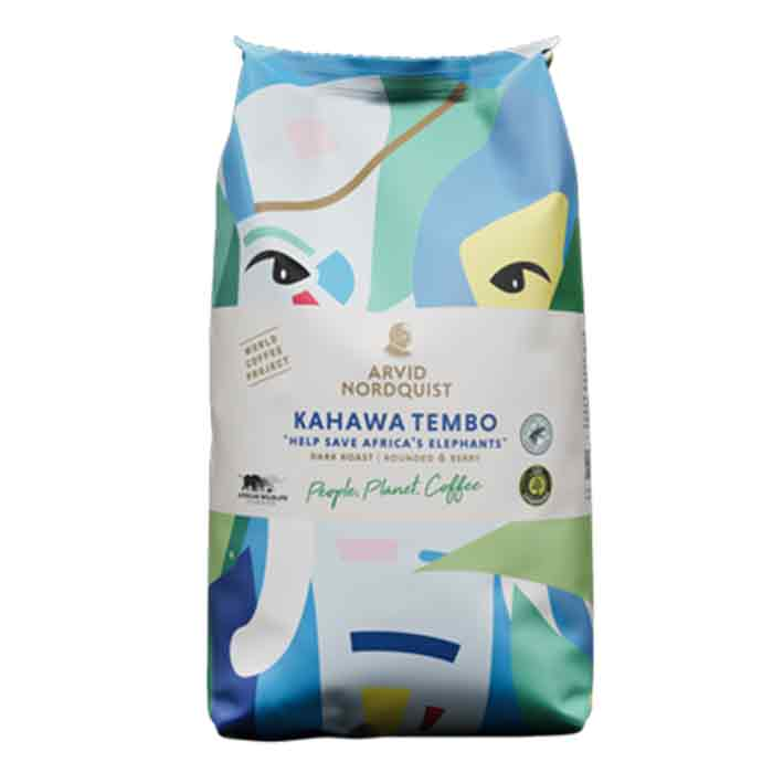 Kaffe Arvid Nordquist Kahawa Tembo hela bönor 6x750g/kt