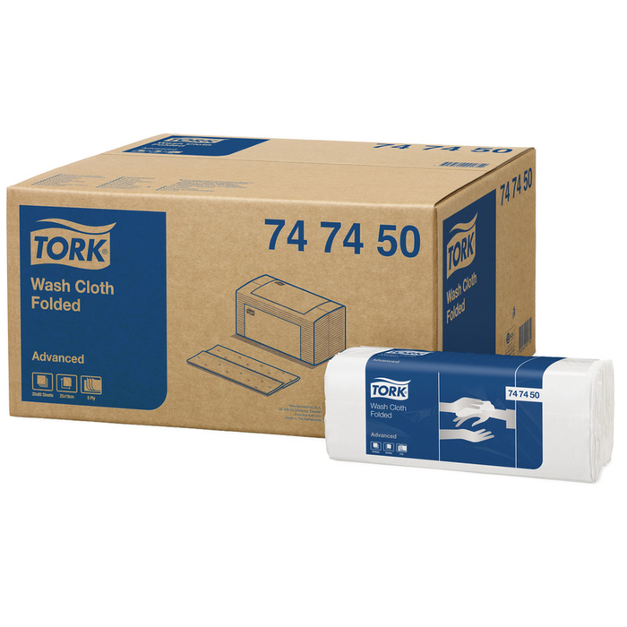 Tvättlapp Tork Advanced vikt 1600st/fp