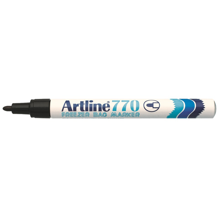 Frysmärkpenna Artline 770 svart 12st/fp