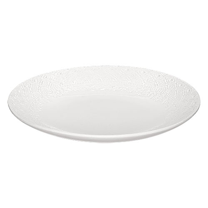 Tallrik Orient 27cm vit 12st/fp