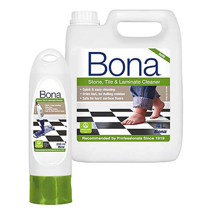 Golvrengöring Bona Spray Mop klinker & laminat 4l 3st/fp